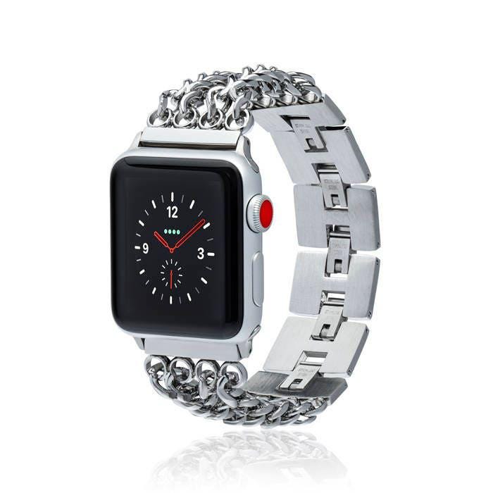 Für Apple Watch - Armband Lilo Silber, Gold, Roségold, Black Edelstahl Hypoallergen von fitjewelsDesign