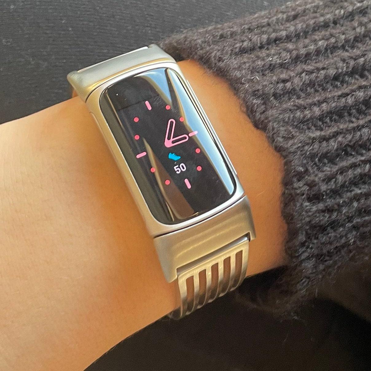 Für Fitbit Charge - Bangle Ashbury Edelstahl Hypoallergen Silber, Gold Oder Roségold von fitjewelsDesign