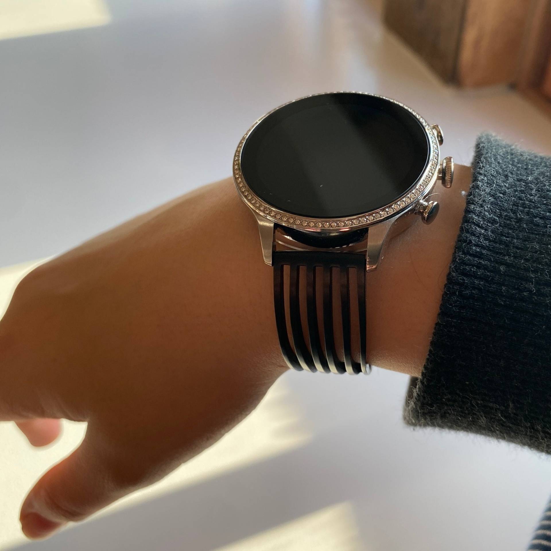 18 Mm Uhrenarmband - Fossil Gen 6, Garmin, Huawei, Withings Ashbury Silber, Gold, Roségold-Finish 18 Mm Uhrenarmband - Fossil Gen 6, Garmin, Huawei, Withings Ashbury Silber, Gold, Roségold-Finish von fitjewelsSF