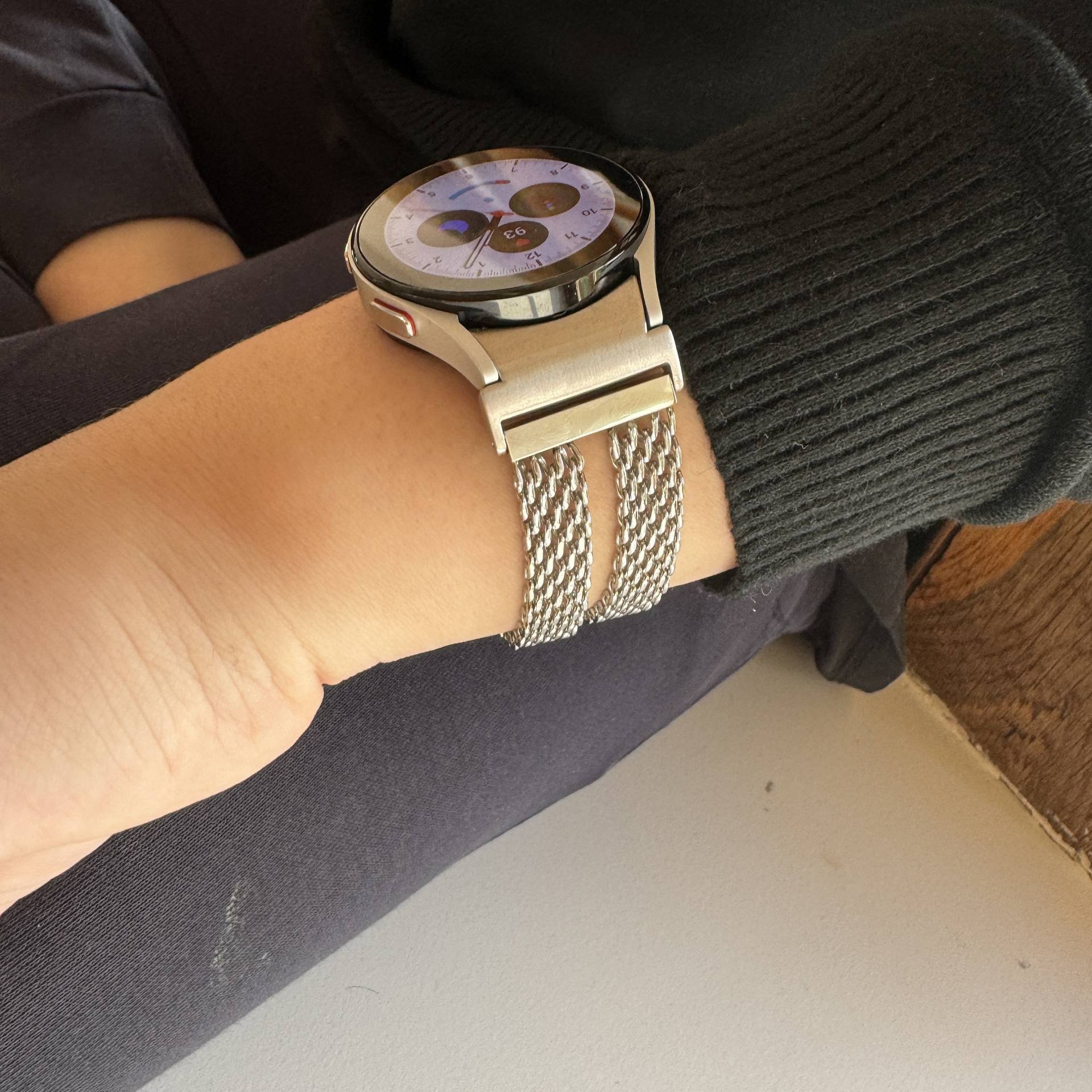 Samsung Galaxy Armband - Mila Finish Silber, Gold Oder Schwarz Edelstahl Samsung Galaxy Armband - Mila Finish Silber, Gold Oder Schwarz Edelstahl von fitjewelsSF