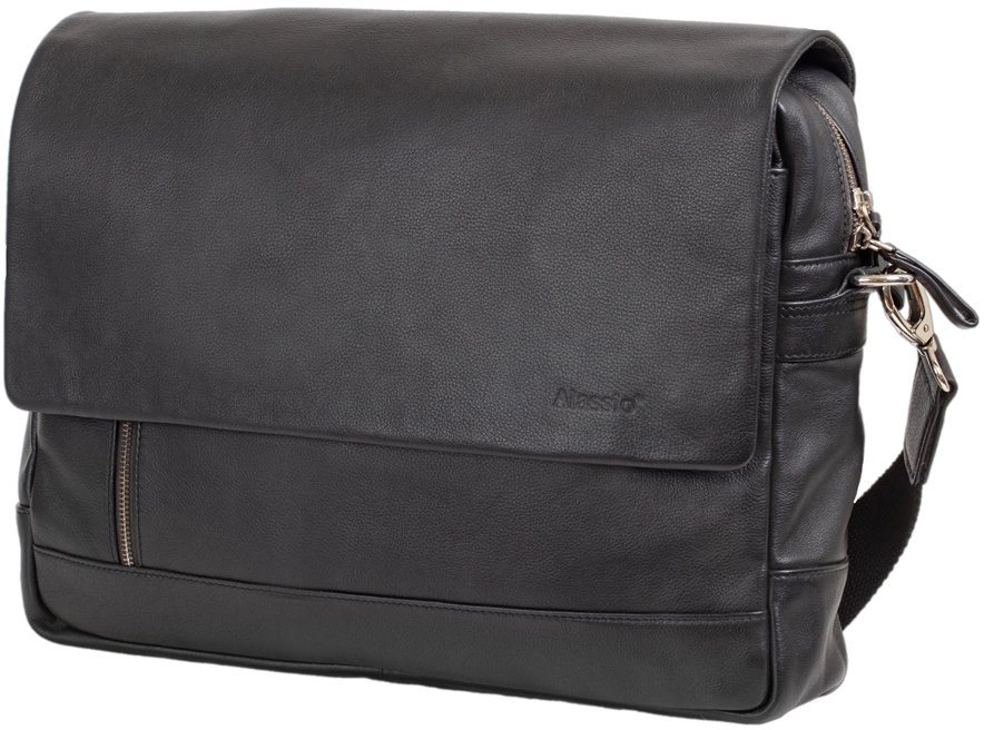 fixbag Schultertasche schwarz, mit gepolstertem Laptopfach von fixbag