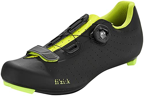 Fizik Herren Tempo Overcurve, R5 Radschuhe, Schwarz Neongelb von Fizik