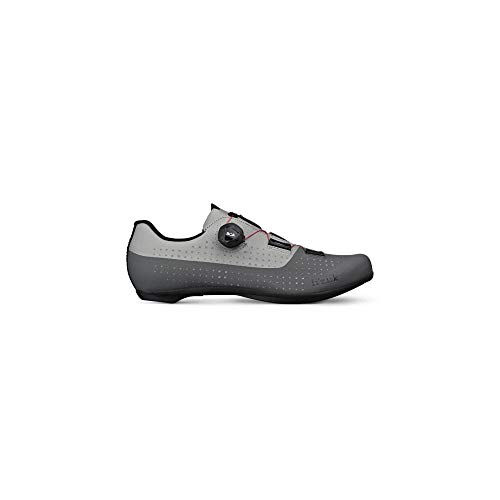 Fizik Unisex R4 Tempo Overcurve Fahrradschuhe, Grau, Rot von Fizik