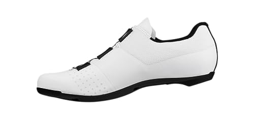 Fizik Unisex R4 Tempo Overcurve Fahrradschuhe, weiß/schwarz von Fizik