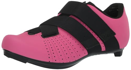 Fizik Unisex R5 Tempo Powerstrap Radschuhe, Rosa und Schwarz, 42.5 EU von Fizik