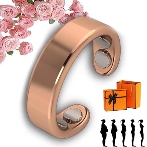 fjaldjfu Nevolta magnetring, Sömni Ring Damen Wechseljahre,Wechseljahreshilfe natürlich Verstellbare Magnetische Therapie Ringe für Männer und Frauen Entspannung, Schlafhilfe Müdigkeitsreduktion (B) von fjaldjfu