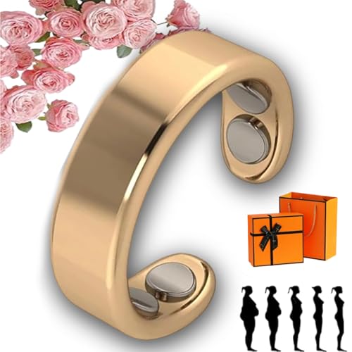 fjaldjfu Nevolta magnetring, Sömni Ring Damen Wechseljahre,Wechseljahreshilfe natürlich Verstellbare Magnetische Therapie Ringe für Männer und Frauen Entspannung, Schlafhilfe Müdigkeitsreduktion (C) von fjaldjfu