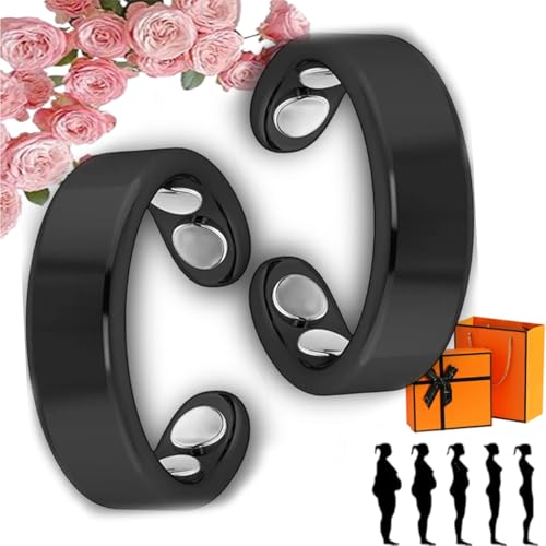 fjaldjfu Nevolta magnetring, Sömni Ring Damen Wechseljahre,Wechseljahreshilfe natürlich Verstellbare Magnetische Therapie Ringe für Männer und Frauen Entspannung, Schlafhilfe Müdigkeitsreduktion (M) von fjaldjfu