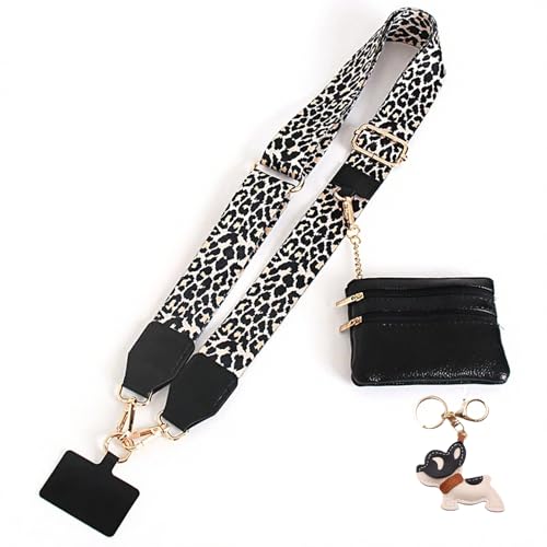 fjaldjfu Telefongurt Mit Reißverschlusstasche, Geldbörse Zum Umhängen, Handygurt Mit Tasche, Anstecken Und Los Gehts, Handyschlaufe Mit Reißverschlusstasche Für Die Brieftasche (1PC-B) von fjaldjfu