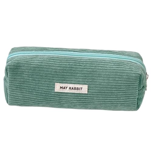 fkngcp Stiftbeutel geräumig 7.5x2.4x2.8in Bleistiftbeutel Grüne Cord -Beutel mit Reißverschluss tragbarer Trendiger Bleistiftbeutel für Schule, Büro, Make -up fkngcp Stiftbeutel geräumig 7.5x2.4x2.8in Bleistiftbeutel Grüne Cord -Beutel mit Reißverschluss tragbarer Trendiger Bleistiftbeutel für Schule, Büro, Make -up von fkngcp