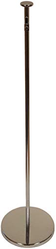 flaggenmeer® Tischbannerständer Chrom Flachfuß 10 cm ca. 40 cm hoch von flaggenmeer