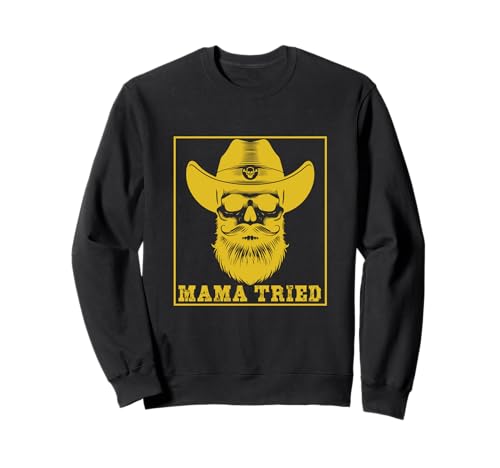 Mama ausprobiert Outlaw Cowboy Country Stil Sweatshirt Mama ausprobiert Outlaw Cowboy Country Stil Sweatshirt von flash art studio