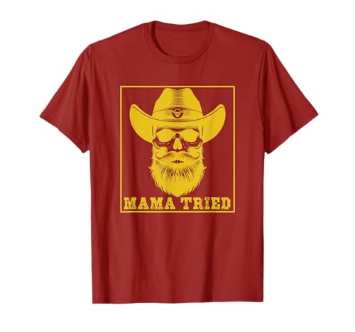 Mama ausprobiert Outlaw Cowboy Country Stil T-Shirt Mama ausprobiert Outlaw Cowboy Country Stil T-Shirt von flash art studio