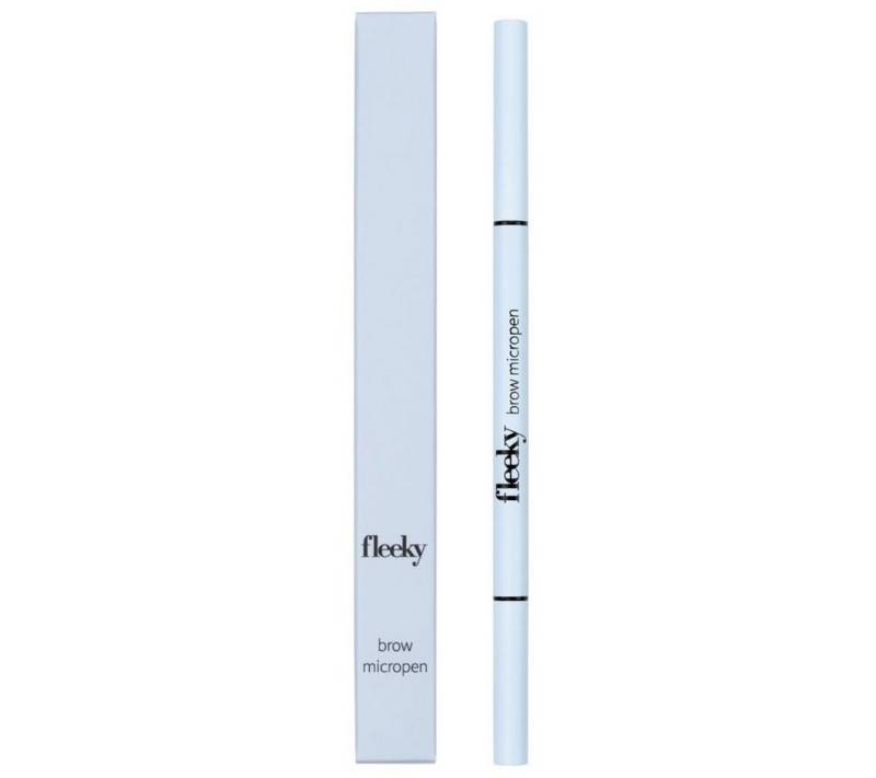 fleeky Augenbrauen-Stift Micro Brow Pen – feine Mine & Bürste für perfekte Brauen, Microblading-Effekt für Augenbrauen & Freckles – vegan & langanhaltend von fleeky