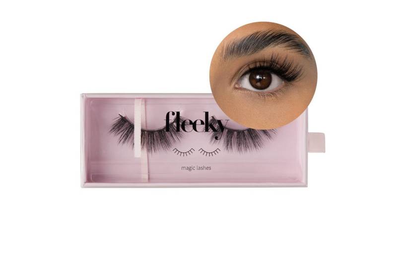 fleeky Bandwimpern Magic Lashes Hubby - hochwertige Fake Lashes, Verführerisch charmante Wimpern – vegan & 20× wiederverwendbar von fleeky