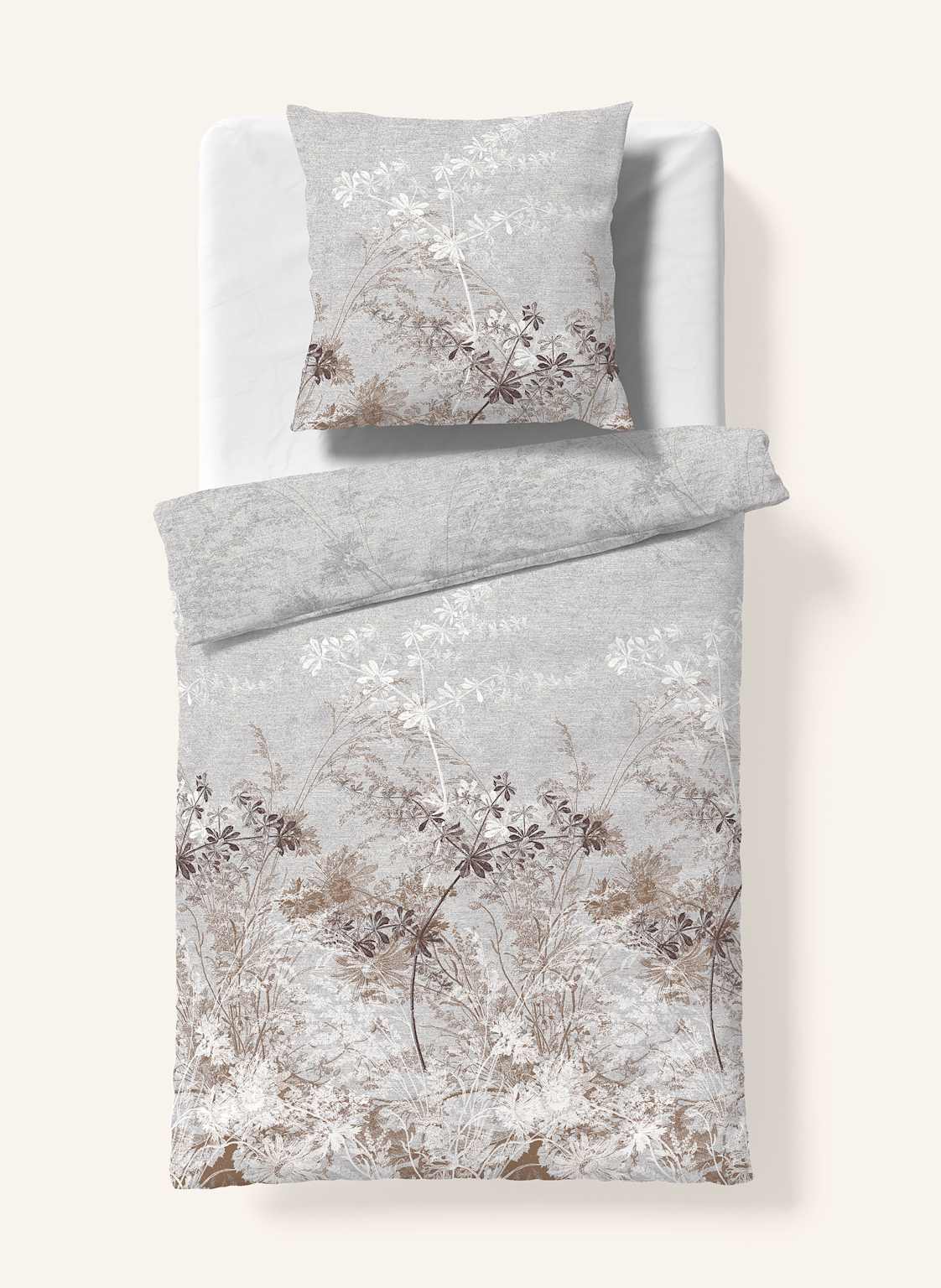 Fleuresse Bettwäsche Bed Art S grau von fleuresse