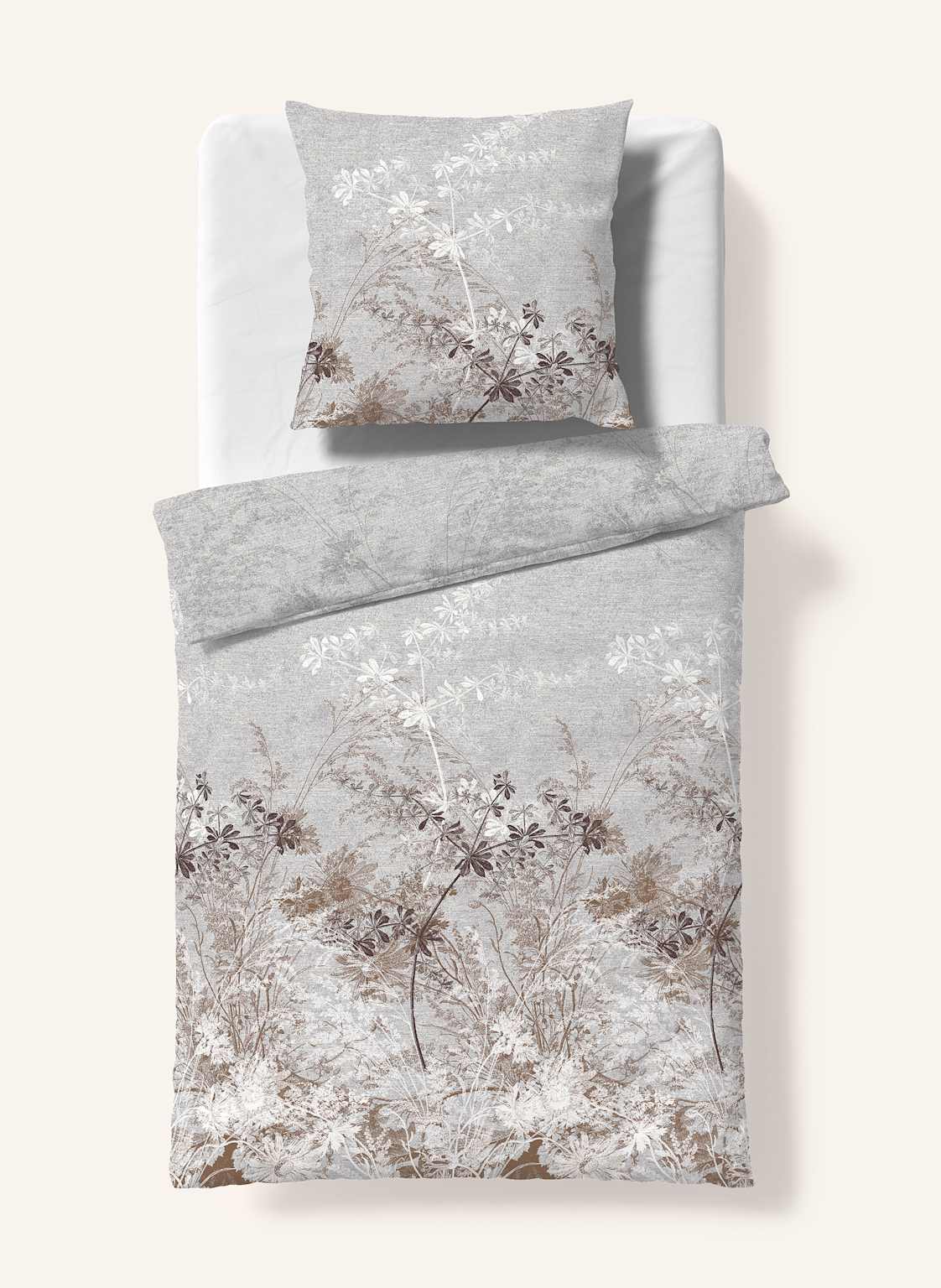 Fleuresse Bettwäsche Bed Art Small grau von fleuresse