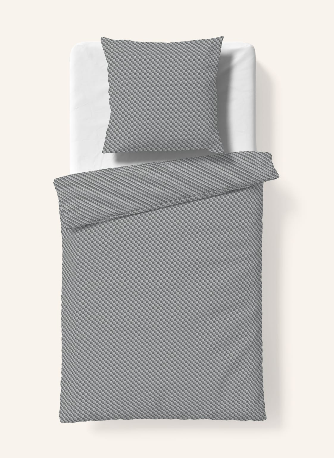 Fleuresse Bettwäsche Lech grau von fleuresse