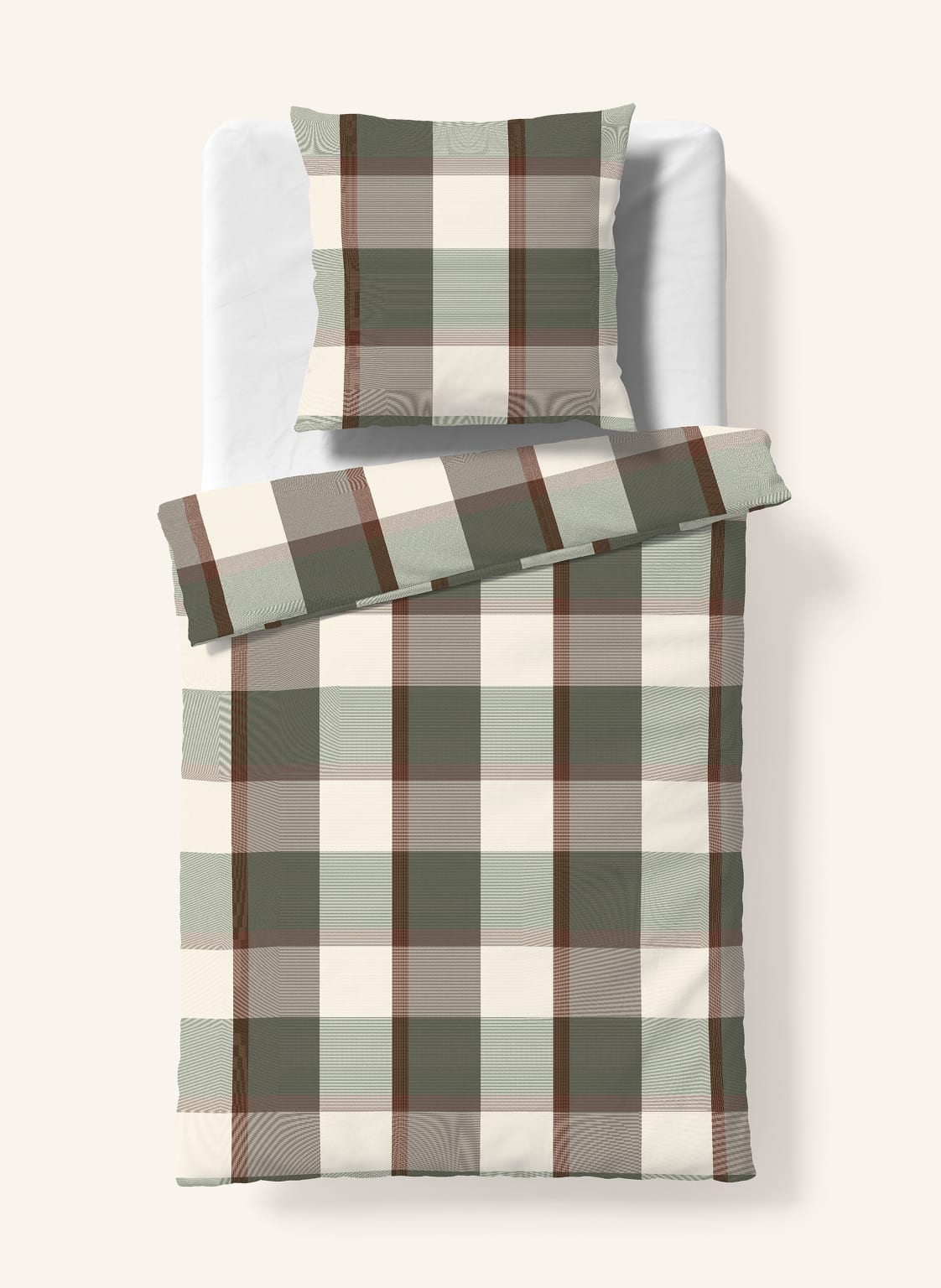 Fleuresse Bettwäsche Lech gruen von fleuresse