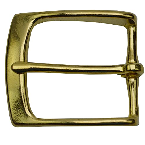 flevado Einfache silberne Gürtelschnalle Buckle Metall Dornschließe für Gürtel mit 3,5 cm Breite von flevado