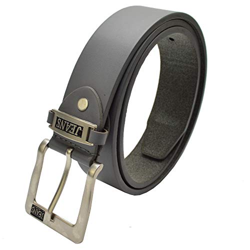 Gürtel in verschiedenen Farben Freizeit Buisness Party Gürtel (105 cm, Grau) von flevado