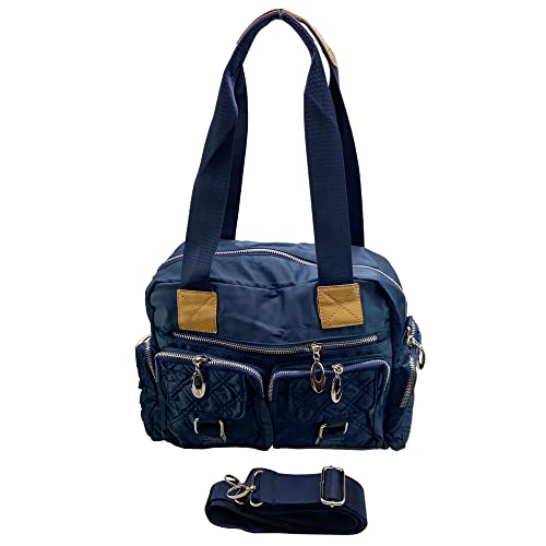 flevado Umhängetasche Damen/Teenager/Jugend Schultertasche Handtasche kombinierbar Farbe wählbar (Blau) von flevado