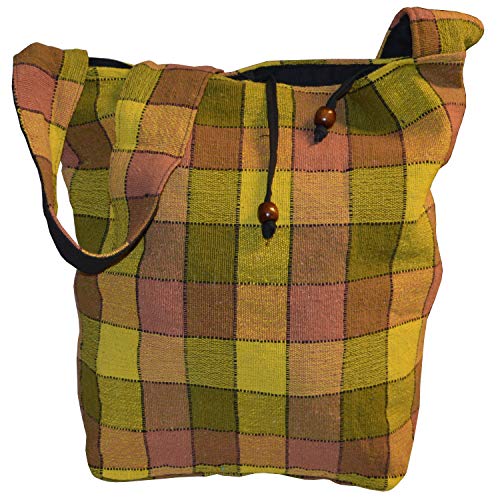 flevado Yogi Tasche Handtasche Freizeittasche im Indi Design bunt Karriert von flevado