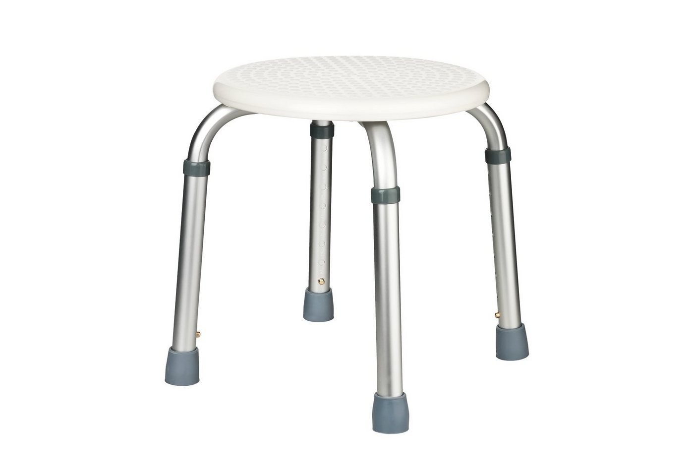 flexilife Duschhocker Runder Duschhocker für Senioren, Duschsitz höhenverstellbar, Badhocker von flexilife