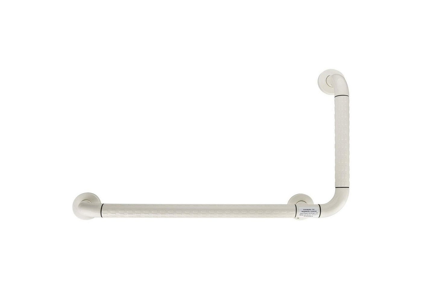flexilife Haltegriff flexilife Eck-Wandhaltegriff Badewannengriff für flexilife Badewanne WC oder Dusche, Kunststoff Länge: 70 cm, Höhe: 38 cm, Weiß von flexilife