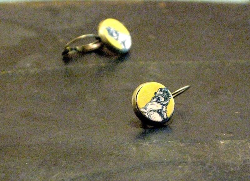 Coyote Ohrstecker - Us Zoll Inklusive von flightpathdesigns