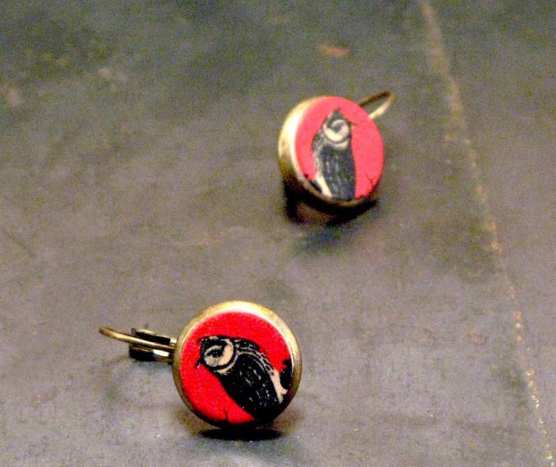 Kleine Ohrstecker - Eule Geschenk Für Sie von flightpathdesigns