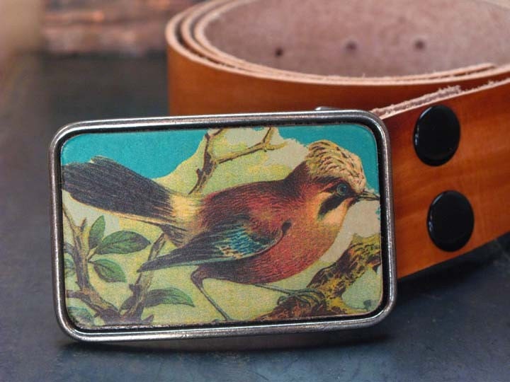 Vogel-Gürtelschnalle, Hat Mir Das Kleine Vögelchen Erzählt von flightpathdesigns