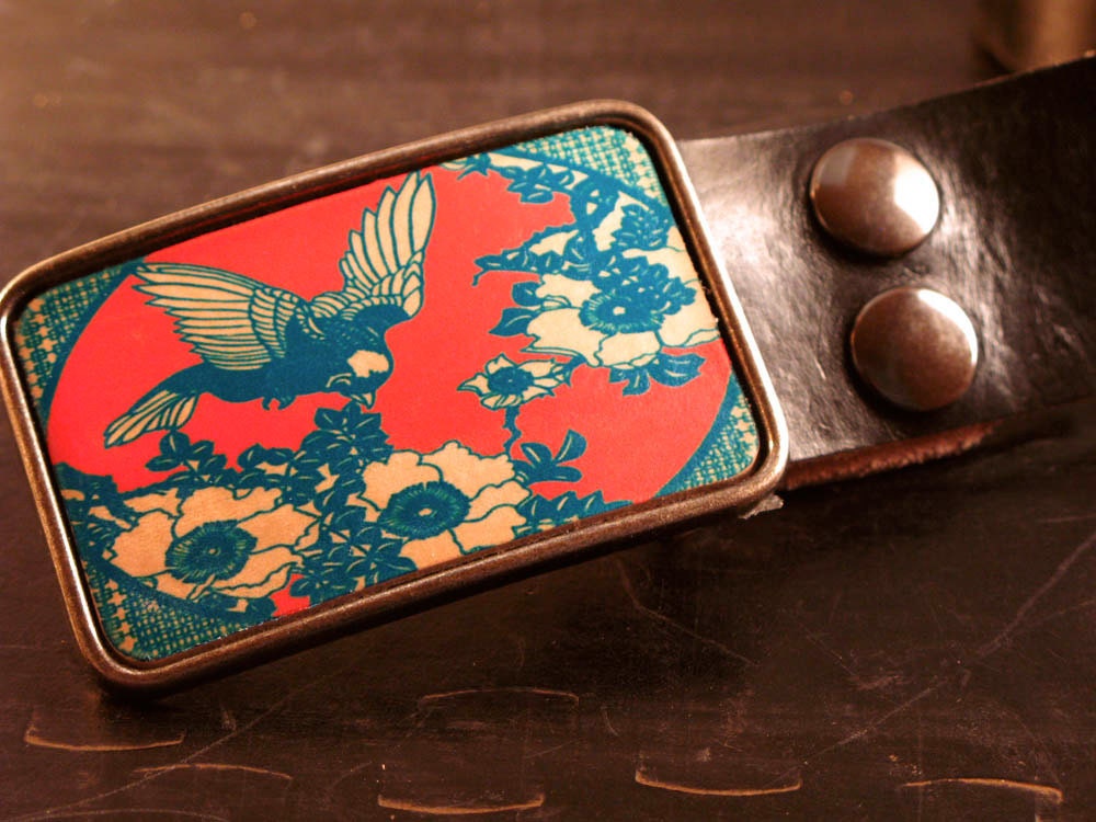 Vogel Gürtelschnalle - Handgemachte Gürtel Kolibri Geschenk Für Sie Muttertagsgeschenk Vogel Gürtelschnalle - Handgemachte Gürtel Kolibri Geschenk Für Sie Muttertagsgeschenk von flightpathdesigns