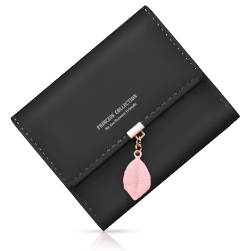 Flintronic Damen Geldbörse - PU Leder Portemonnaie Mit Großer Kapazität, Mehreren Kartenfächern Und Fächern - Elegant Und Klein - Rosa von flintronic