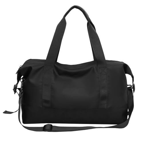 Flintronic Ryanair Handgepäck 40 x 20 x 25, 20L Handgepäck Tasche für Flugzeug, Reisetasche Klein Faltbare mit Schultergurt, Wasserabweisendes Handgepäck für Reisende Damen Herren (Schwarz) von flintronic