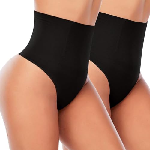 flintronic Damen Bauchweg Unterhose, Hohe Taille Nahtlos Shapewear, Slips String Tanga, Stark Formend Unterwaesche, Shapewear Miederhose von flintronic