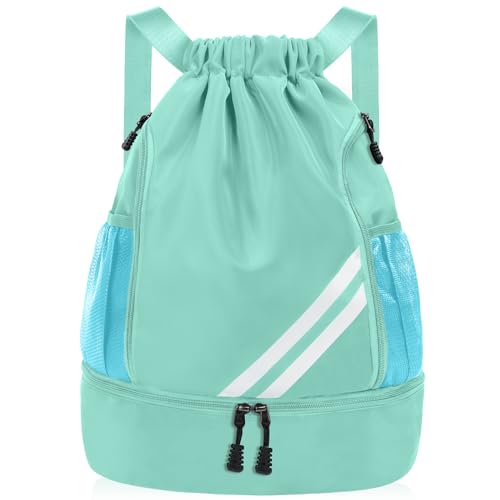 flintronic Mode Sport Rucksäcke, Turnbeutel, Große Kapazität Kordelzug Sporttasche, Gymsack Wasserfest Sporttasche, Turntasche mit Schuhfach & Wasserflaschen-Netztaschen, für Erwachsener Jugend flintronic Mode Sport Rucksäcke, Turnbeutel, Große Kapazität Kordelzug Sporttasche, Gymsack Wasserfest Sporttasche, Turntasche mit Schuhfach & Wasserflaschen-Netztaschen, für Erwachsener Jugend von flintronic