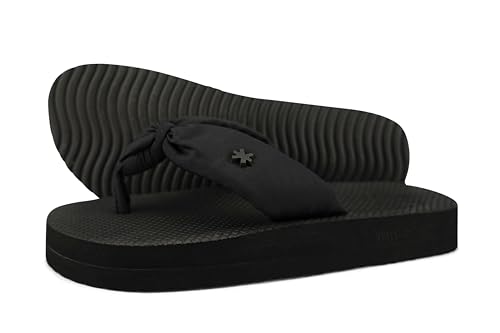 Damen Sandalen Comfy*Flower, Schwarz, Größe 38 EU von flip*flop