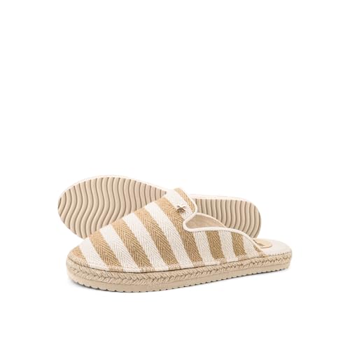 flip*flop Damen Espadrille Espadrille*Slip-in, Hellbeige/Beige, Größe 42 EU von flip*flop