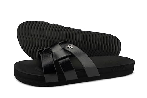 flip*flop Damen Hausschuh toscany, Schwarz, Größe 38 EU von flip*flop