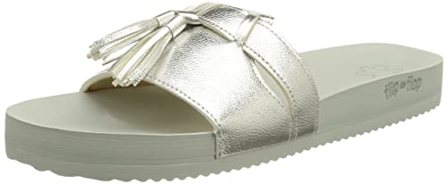 flip*flop Damen Zwembad*tassel pool tassel, Silber, 36 EU von flip*flop