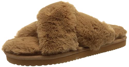 flip*flop Damen crossfur 2 Hausschuh, Toast, 36 EU von flip*flop