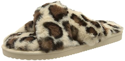 flip*flop Damen crossfur Leo 2 Hausschuh, Soft beige, 40 EU von flip*flop