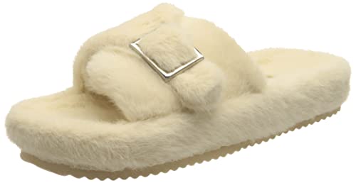 flip*flop Damen furbuckle Hausschuh, Soft beige, 41 EU von flip*flop