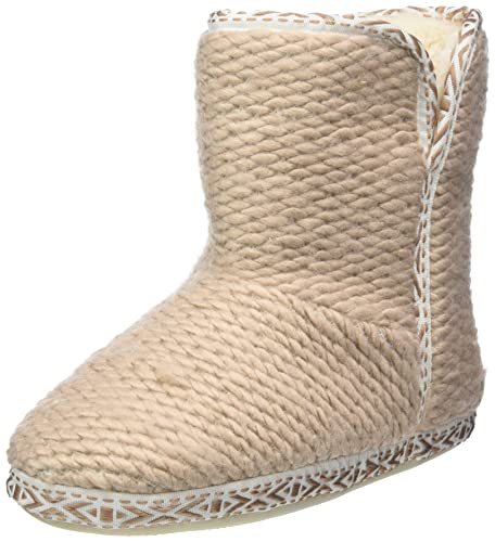 flip*flop Damen knitfolded Hausschuh, Coffee Latte, 37 EU von flip*flop