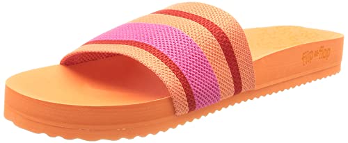 flip*flop Damen poolknit Multi Sandale, orange, 42 EU von flip*flop