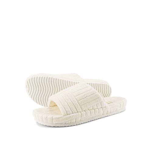 flip*flop Home*frottee Damen Slides Perlweiß, Größe 39 EU von flip*flop