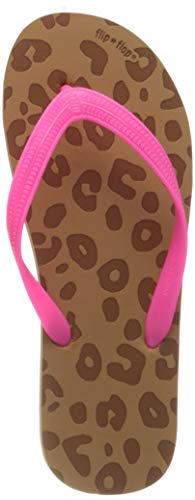 flip*flop Originals Animal Luxe Damen Zehentrenner, Braun (toast/neon pink 8008), 37 EU von flip*flop