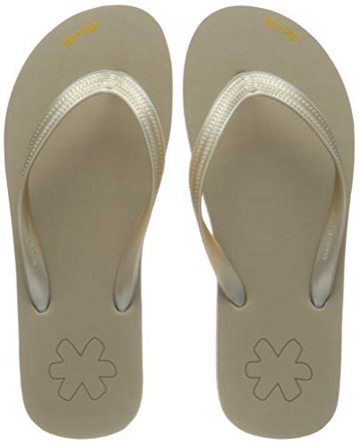 flip*flop Originals Metallic Damen Zehentrenner, Braun (taupe 8003), 40 EU von flip*flop