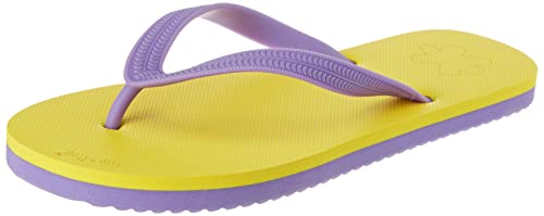 flip*flop Unisex originalscolor Block, Yellow/Grape, 37 EU von flip*flop